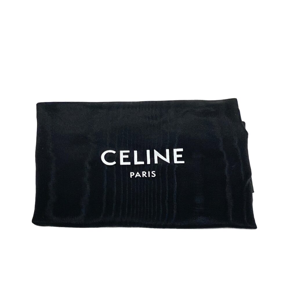 Celine Mini Vertical Cabas Tote Bag 194372BZK.04LU Triomphe Canvas Calf Skin - Picture 8 of 15